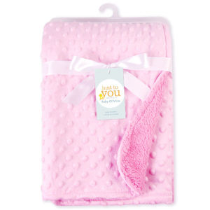 Newborn Baby Blanket Warm Fleece Thermal Soft Stroller Sleep Cover White Pink Beanie Infant Bedding Swaddle Wrap Kids Bath Towel