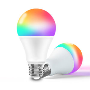 Bộ 2 Bóng Đèn LED RGB E27 7W 8W 9W Đèn Bluetooth Thông Minh Điều Khiển Từ Xa Cho Phòng Ngủ Trang Trí Phòng Đảng AC220V Đèn Đổi Màu