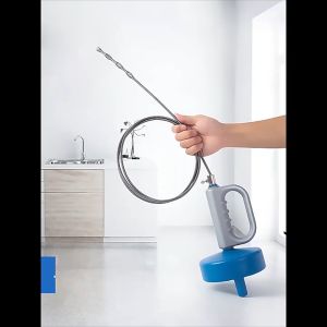 Drain Unblocker Tool Clog Flexible Auger Snake Rod SinkTub Sewer Plumbing Drain cleaner clog remover