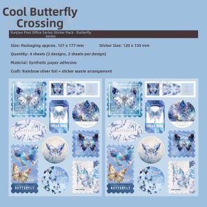 2ABC | Artistic City Postage Design Stickers for DIY Planner & Phone Case