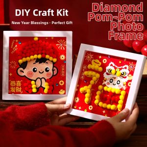 JIFANPAUL | New Year Horse Themed Creative 3D Photo Frame DIY Craft Kit