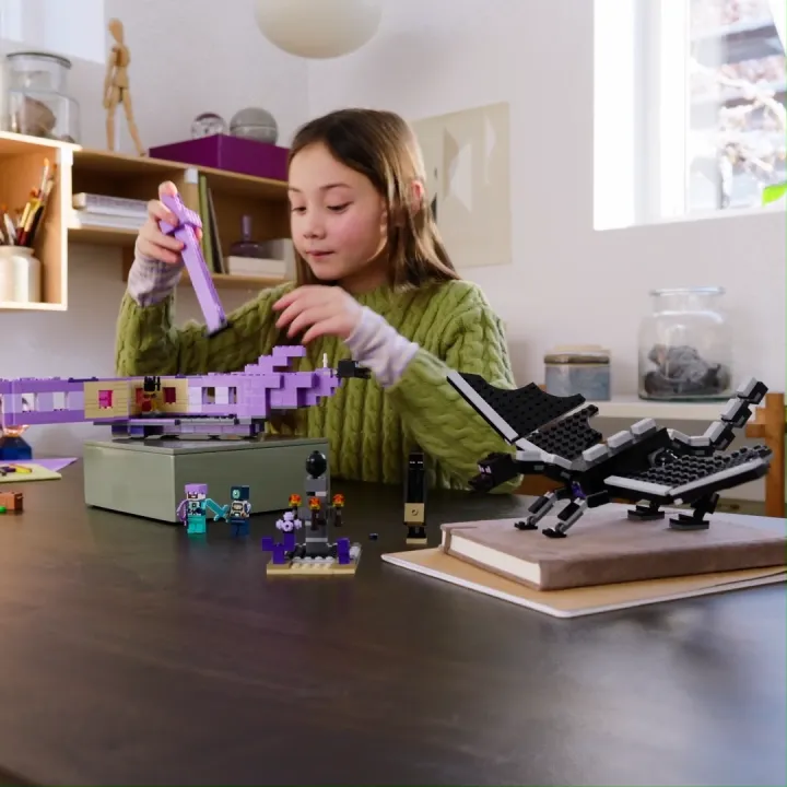 LEGO® Minecraft® The Ender Dragon and End Ship Toy 21264 | Lazada Singapore