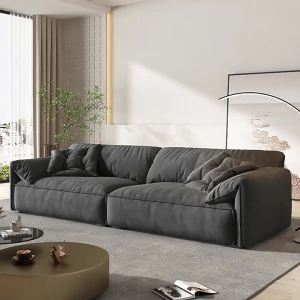 Minimalist Comfortable Suede Velvet Elephant Ear Design Sofa