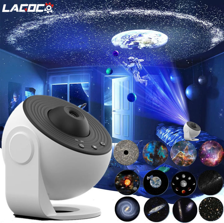Astroscope Projector 13 in 1 Planetarium Projector Starry Sky Galaxy Star Projector Night ...