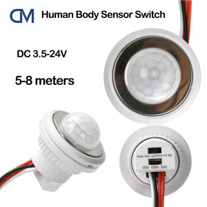 DC 3.5-24V Automatic Sensor Light Switch LED PIR Infrared Motion Sensor Detection Night Light Indoor Outdoor