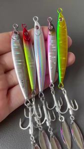 WODJYJ 1pc 10g 15g 20g saltwater fishing metal lure bait Vertical Jigs Lures Slow Jigging for sea fishing casting bait