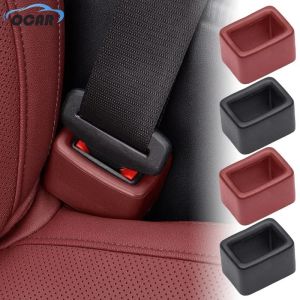 Car Seat Belt Buckle Cover Anti Scratch Seatbelt Button Protector Seat Belt Bracket Protection Cover Auto Interior Accessories