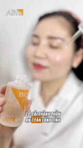 Combo dưỡng da 2: Serum dưỡng ẩm dưỡng trắng da BIO Alifa 35ml và Hộp 10 miếng Mặt nạ Alifa EGF dưỡng ẩm phục hồi da 25ml