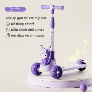 Xe Scooter Gập 3-trong-1 Có Ghế cho Bé