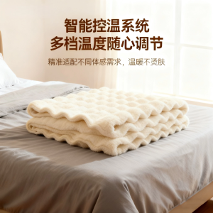Double Size Graphene Heated Blanket Home Use Machine Washable Rabbit Fur Electric Quilt Deodorizing Moisture Absorbing