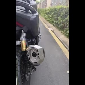 For Honda ADV 350 ADV350 (2022-2025) Motorcycle Accessories Exhaust Pipe Exhaust Pipe End Cap Aluminum Alloy Decorative Cover