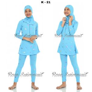 Baju Renang Anak Cewe 5 - 10 tahun - Baju Diving Anak Cewe