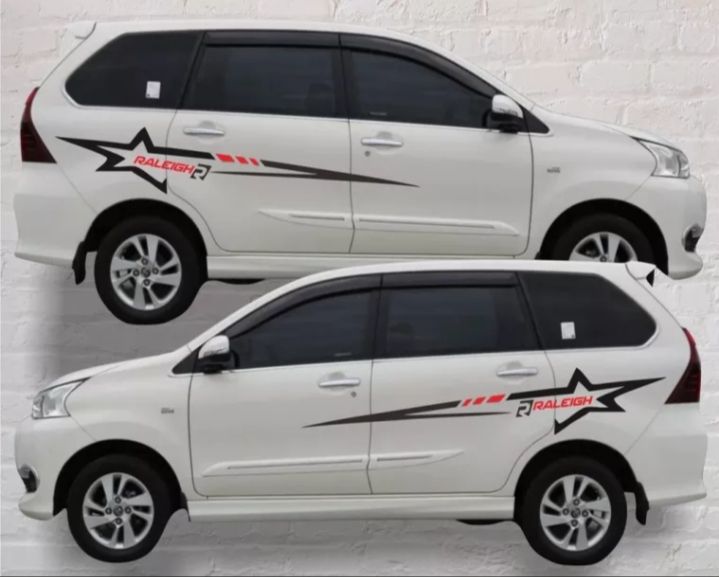 Stiker mobil avanza motif bintang cutting sticker mobil avanza xenia ...