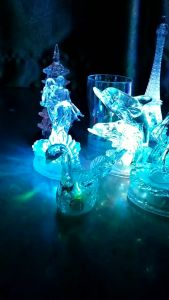 Thiên nga nhỏ đầy màu sắc nhấp nháy màu thay đổi ánh sáng đồ chơi phát sáng