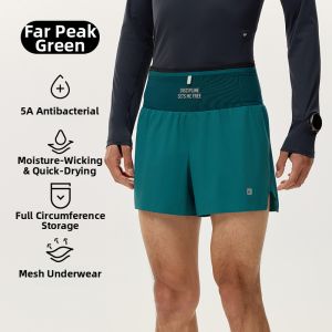 Keep | Antibacterial Quick-Dry Running Shorts with Waist Pouch