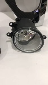 Perodua Axia Fog Lamp Fog Light Carbon Base Chromed Cover 2019 2020 2021 2022