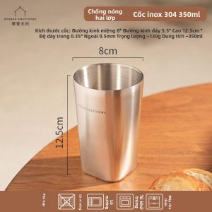 MODERN SWEETHOME | Cốc Inox 304 Đa Năng