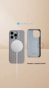 CASE GEOMETRIC LEATHER MAGNETIC CASE IPH COMPATIBLE FOR IP 15 PROMAX 15 PRO 15 14 PROMAX 14 PRO 14 13 PROMAX 13 PRO 13 AELIUS CASE PC HARDCASE