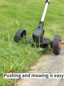 【 Ready Stock 】Mesin Rumput Bateri割草机电动 除草机Cordless Lawn Mower Portable Walk Wheel Mowergarden Rechargeable long battery life Hedge Trimmer Mesin Potong Rumput Elektrik Bateri multifunctional Lawn Trimmer Artifact