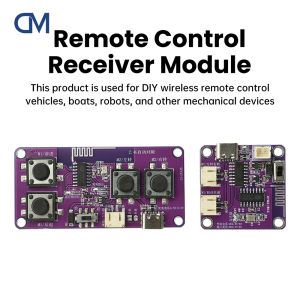 diymore | DC3-6V 2.4G Rechargeable 4-Channel Toy Car Remote Control Receiver Module Kit Type-C Interface 