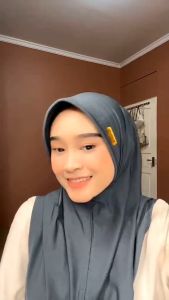 HIJAB BERGO HAMIDAH INSTAN MENUTUP DADA SIZE M DAN L LABEL BESI JERSEY PREMIUM
