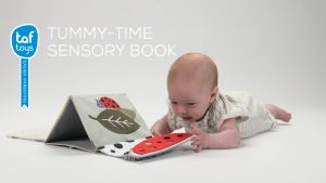 Taf Toys หนังสือผ้า กระจกสำหรับทารก Tummy Time Sensory Book หนังสือ เสริมพัฒนาการ 0 เดือน ขึ้นไป