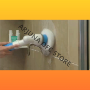 COD TaffHOME Sikat Pembersih Elektrik Kamar Mandi Dapur Toilet Hurricane Spin Scrubber Tools Set