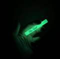 The Turf - One Glow Glass Tube (Glow in the dark). 