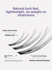 MONLEYTA | Natural Look Single Cluster False Eyelashes for Beginners