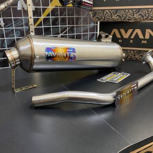 KNALPOT FULLSYSTEM STAINLESS TYPE AVA-SS1 ORIGINAL AVANTE PREMIUM BEAT VARIO AEROX NMAX PCX150 BEAT