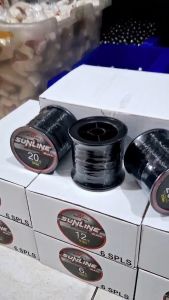 Senar WATER KING SUNLINE BLACK COLOR Anti Kriting Ukuran 018MM - 035MM