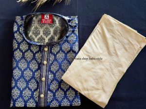 ✨ "Royal Brocade Kurta Set" ยกระดับสไตล์คุณให้โดดเด่น ด้วยชุดอินเดียสำหรับบุรุษสุดหรู! ✨พร้อมส่ง