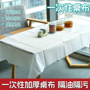 Bàn Ăn Một Lần Dày Chống Thấm Nước Dầu Hình Chữ Nhật Tròn Dùng Trong Nhà Ngoài Trời Tiệc Nhà Hàng Cắm Trại Picnic Chống Dính