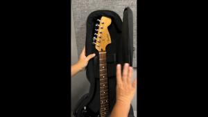 ROWA กระเป๋ากีต้าร์โปร่ง กีต้าร์ไฟฟ้า เบส สีดำ