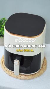Nồi chiên không dầu dung tích lớn 5L Gaabor AF-45T01A cảm ứng kiểm soát nhiệt thông minh menu cài đặt sẵn kính nhìn trong suốt - Bảo hành 12 tháng 1 đổi 1