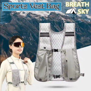 Running Hydration Pack Bag Vest for 1L Water Bladder Waterproof Hiking Cycling Vest Sports Outdoor