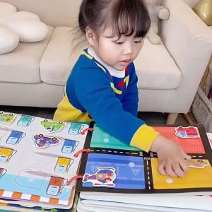 【Gift For Baby】Babys Enlightenment Book Busy Book For Montessori Toys Early Learning Kids Book Activity Book