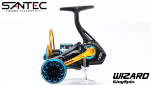SANTEC - WIZARD KINGSPIN - 10+1BB - GRAPHITE BODY - SPINNING REEL