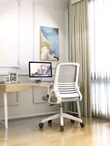 BLH Office Chair Gaming Chair Ergonomic Chair Computer Chair Kerusi Gaming Medium Mesh Back Office Chair Home Living Furniture
