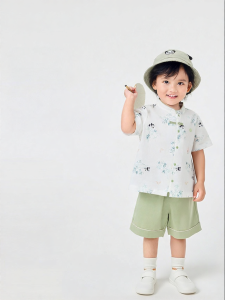 Purcotton | Breathable Elastic Cotton Childrens Traditional Set