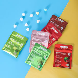 Portable Guangdong Zhīhé Táng Vitamin C Sugar-Free Lozenges Fruit Flavored Breath Freshener Functional Candy Pressed Candy