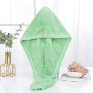 New Thickened Hair Drying Cap Women Super Absorbent Quick Dry Bath Cap Cute Short Long Hair Shampoo Head Towel