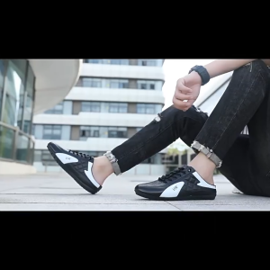 trending Mens lightweight slip-on casual shoes featuring soft soles a low-top profile and a versatile non-slip design—suitable as loafers or convertible slip-ons Size:39-47