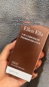 Ellen Ella Official Store Makeup Set Flawless Foundation Stick Magic Blusher Lip Serum Tint Long Lasting