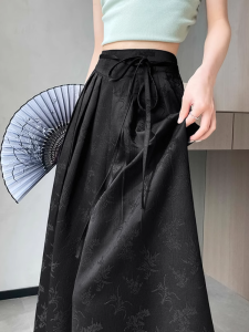 Summer Thin Texture Sensation Straight Wide Leg Pants Womens Floor-Length Drapey Casual Trousers High Waist All-Match Style