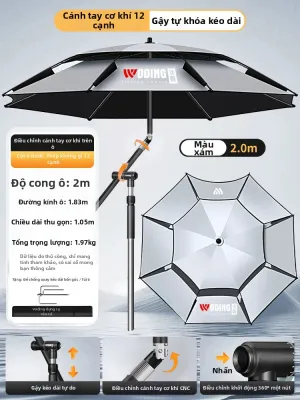 woding | Ô Dù Đi Cá Đánh Bạc Với Hỗ Trợ Cơ Học