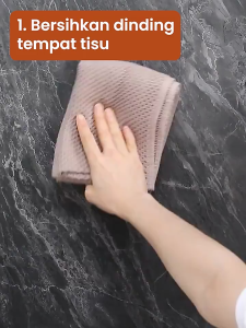Alby Mart Kotak Tisu Kamar Mandi Tempat Tisu Toilet Gantung Tempel Wadah Box Tissue Dinding Kamar Mandi
