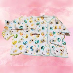 Baju Bayi Lengan Panjang Karakter AIRIN 3 Pcs 3 Warna