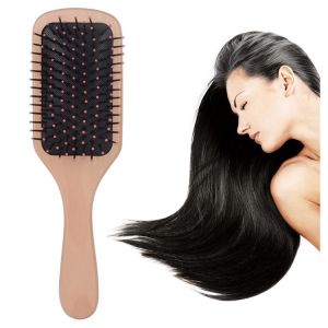 RPANG Healthy Health Care Wooden Paddle Hair Brush For Hair Spa Small/Large