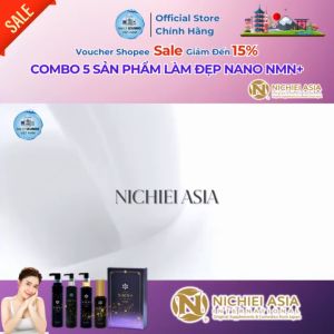 [NSF1111 Giảm 111K] Combo 5 Sản Phẩm Làm Đẹp Chăm Sóc Da Toàn Diện NMN+ - Chính Hãng Nhật Bản